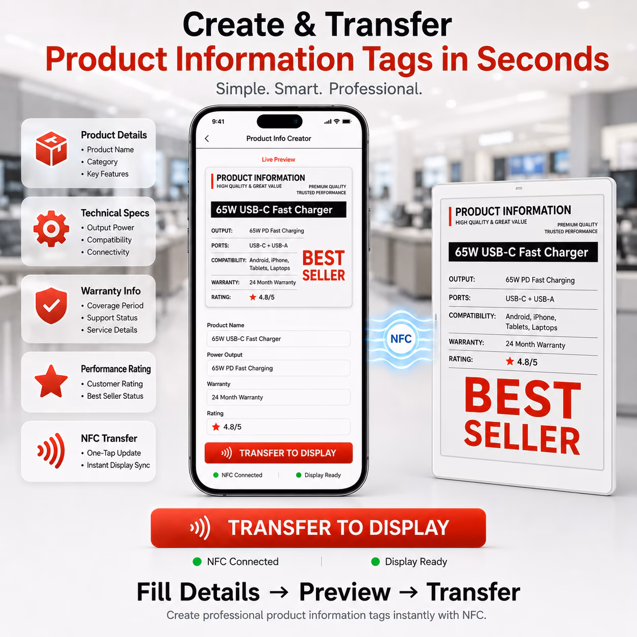Billboard display and example phone app concept 3