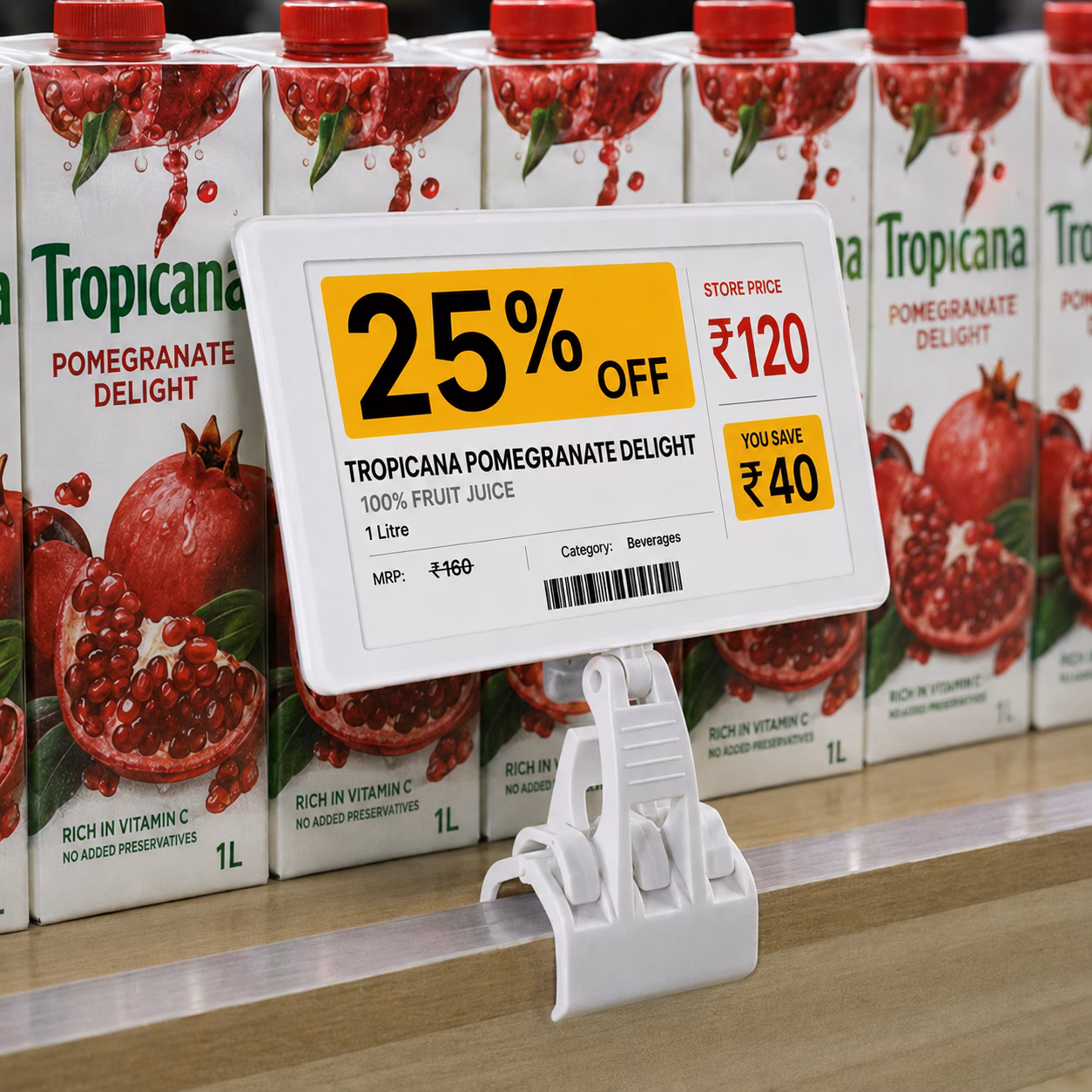 Price tag display concept infographic 3